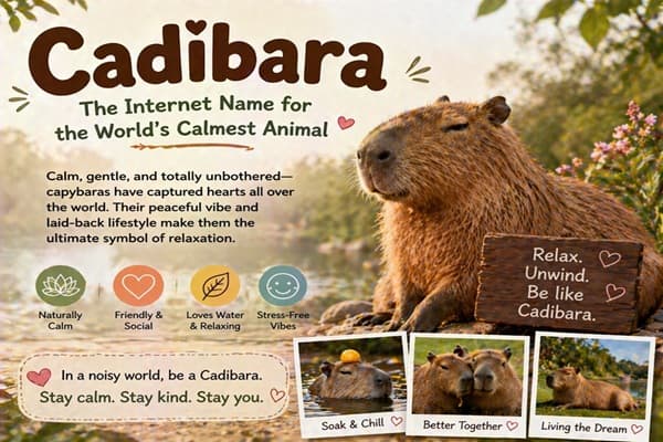 Cadibara: The Internet’s Favorite Animal
